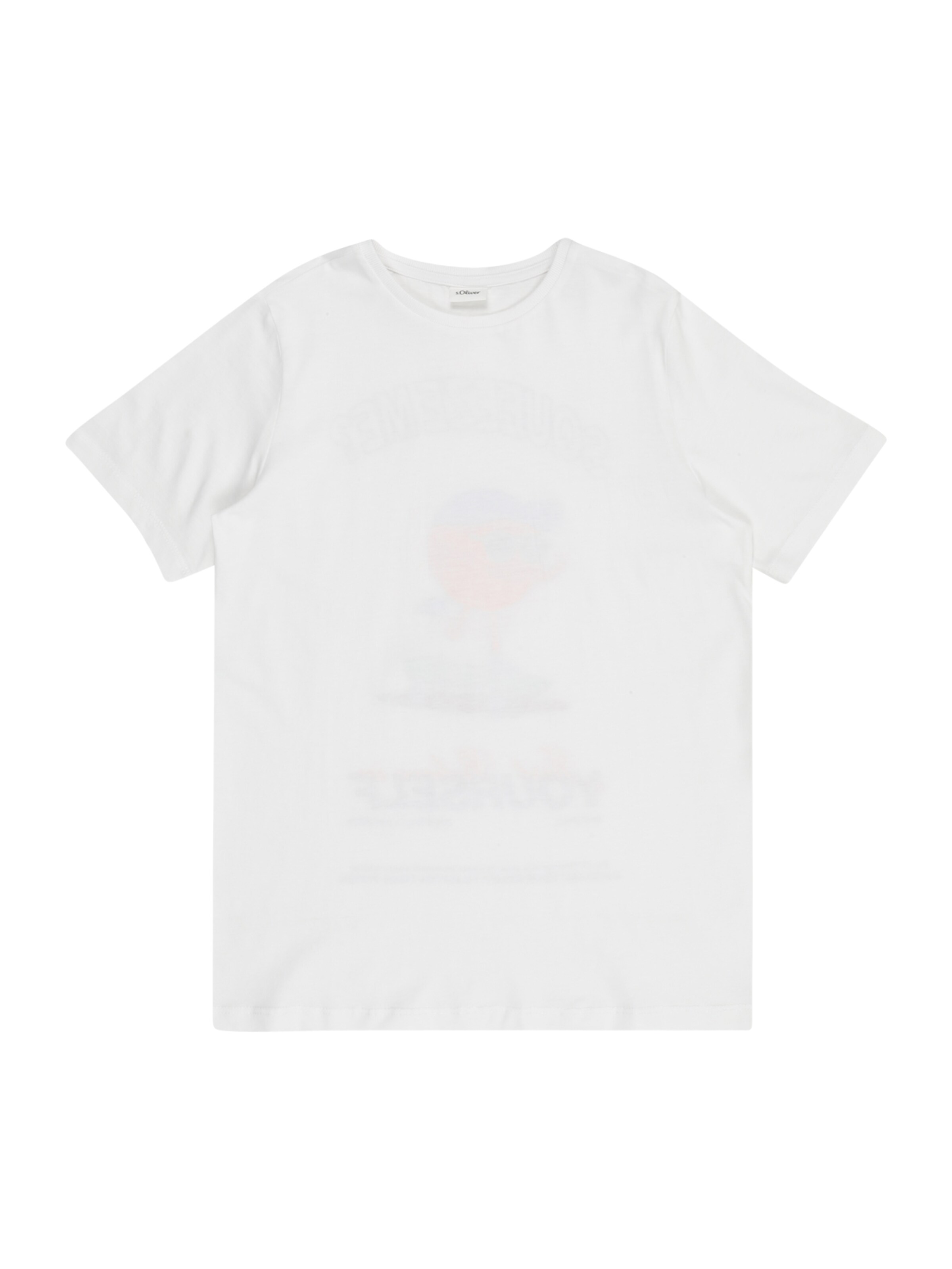 T-Shirt s.Oliver en blanc : devant