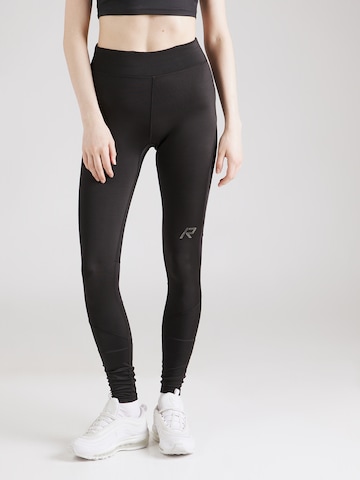 Skinny Pantalon de sport 'MALMI' Rukka en noir : devant