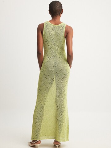 NA-KD Strickkleid in Gelb