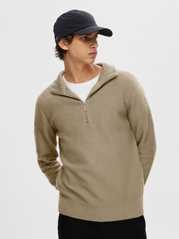 SELECTED HOMME Pullover i grøn