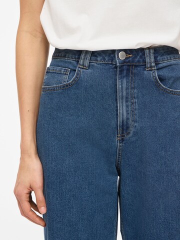 VILA Wide Leg Jeans 'VILotta' i blå