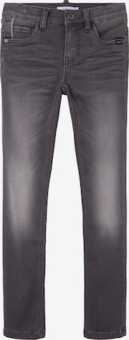 NAME IT Slimfit Jeans 'Theo' in Grau: predná strana