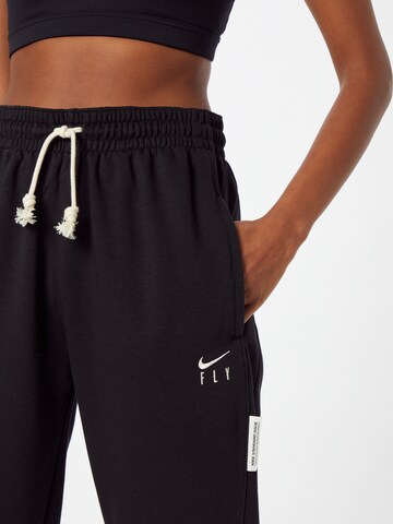 NIKE Tapered Workout Pants in Black