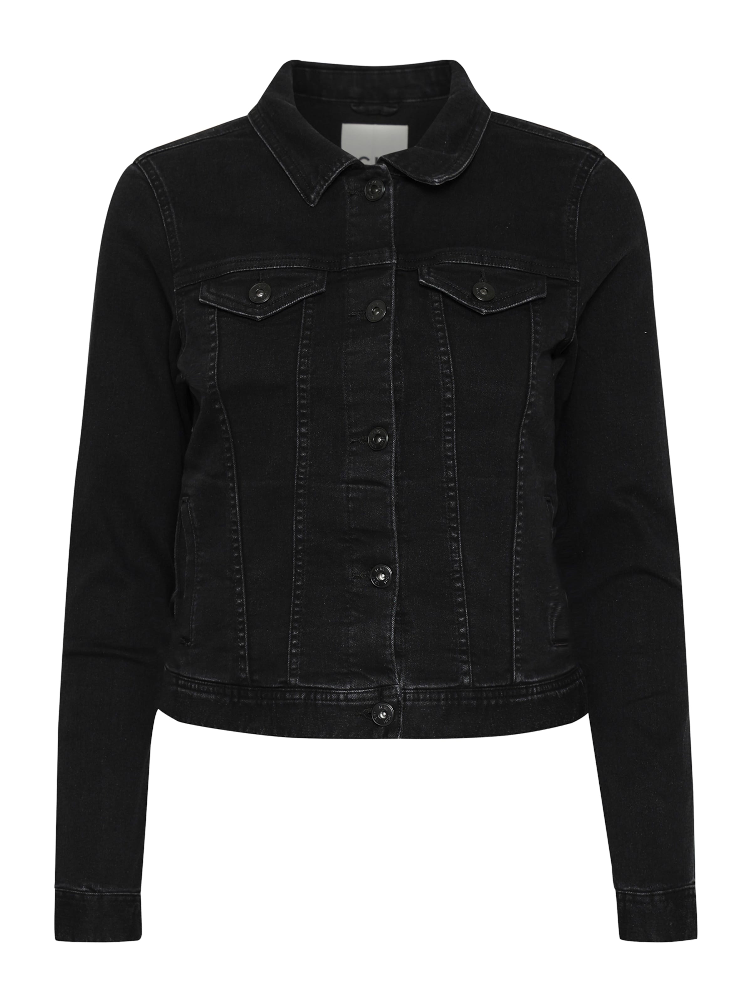 juoda ICHI Demisezoninė striukė 'BILLY': priekis