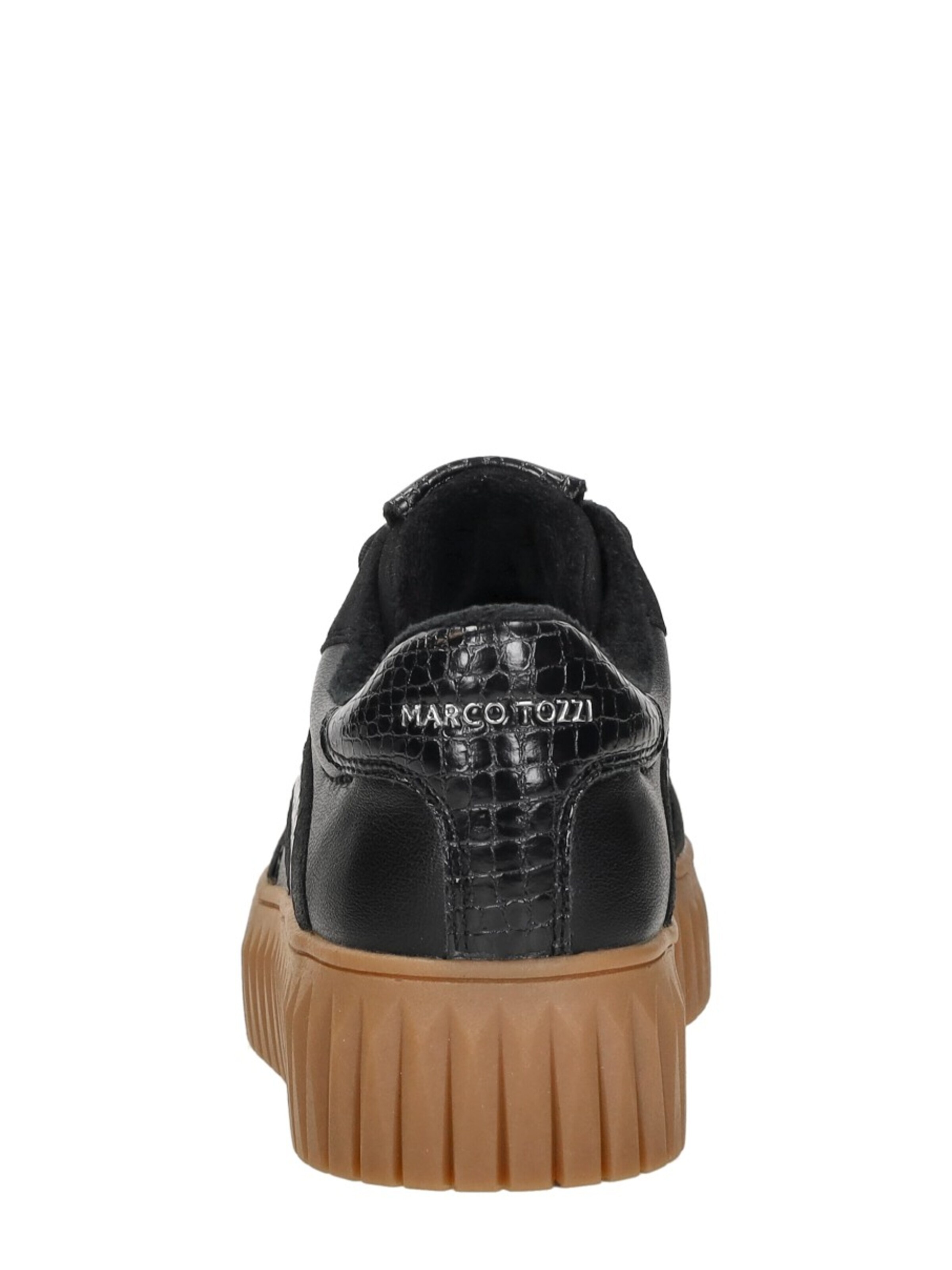 MARCO TOZZI Sneakers laag 'Sneakers Laag' in Zwart