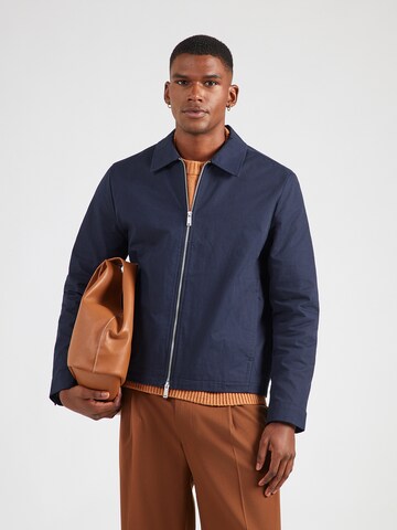 Calvin Klein Between-Season Jacket in Blue: front