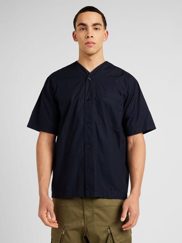 NORSE PROJECTS - Ajuste regular Camisa 'Erwin' en azul: frente