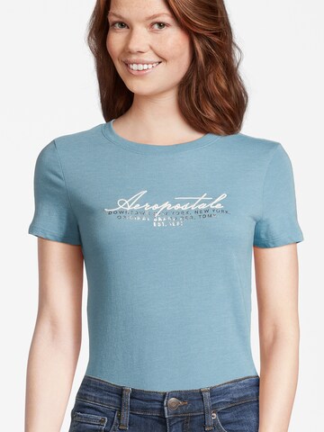 AÉROPOSTALE - Camiseta 'JULY' en azul