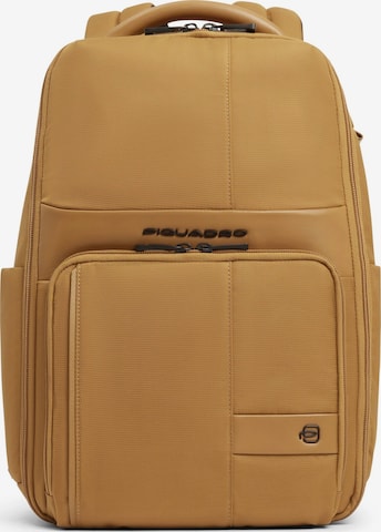 Piquadro Backpack in Yellow: front