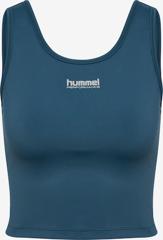 Haut de sport Hummel en bleu : devant