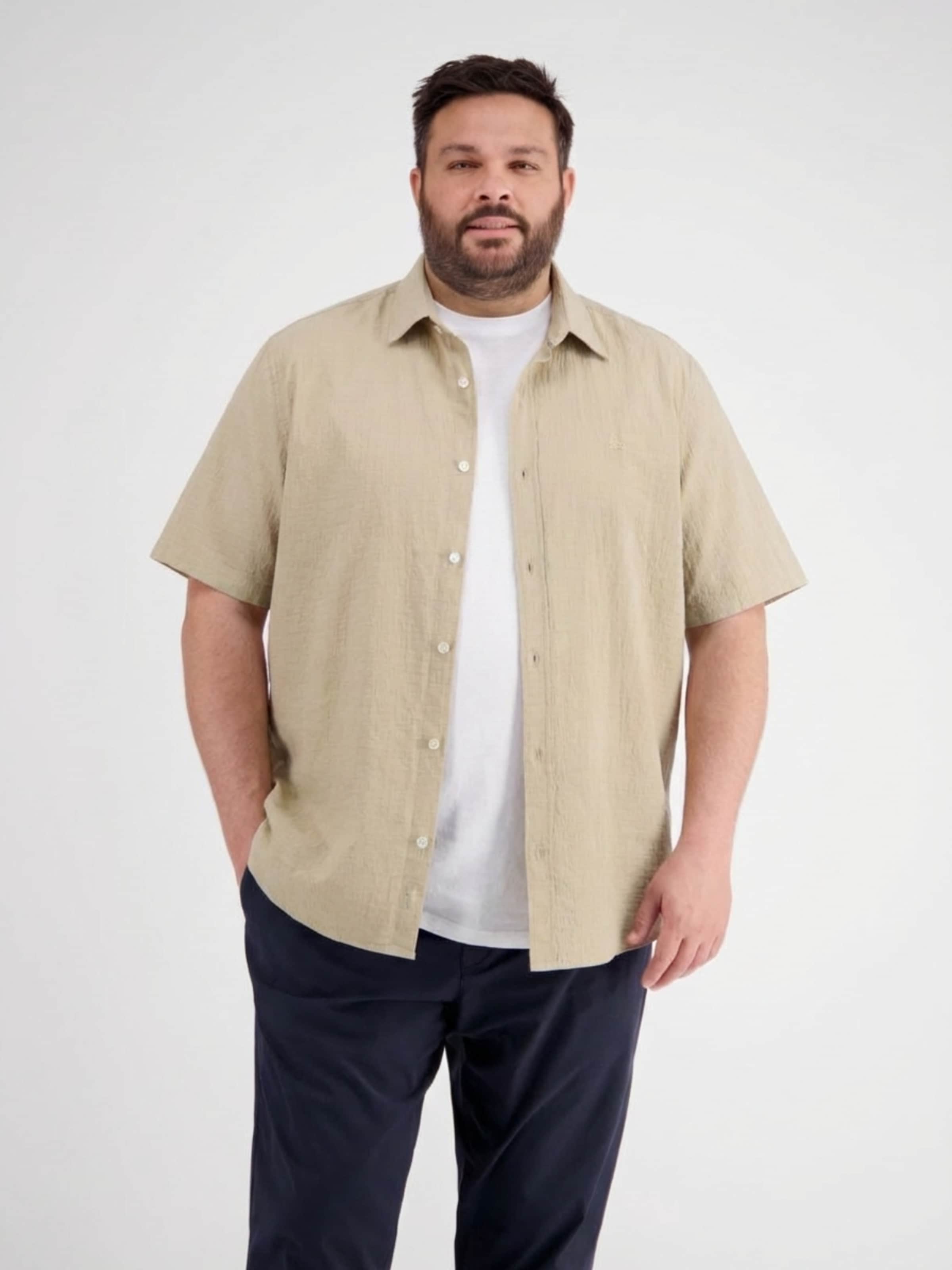 LERROS Regular fit Overhemd in Beige