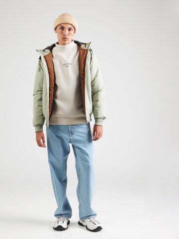 INDICODE JEANS Демисезонная куртка 'Jako' в Зеленый