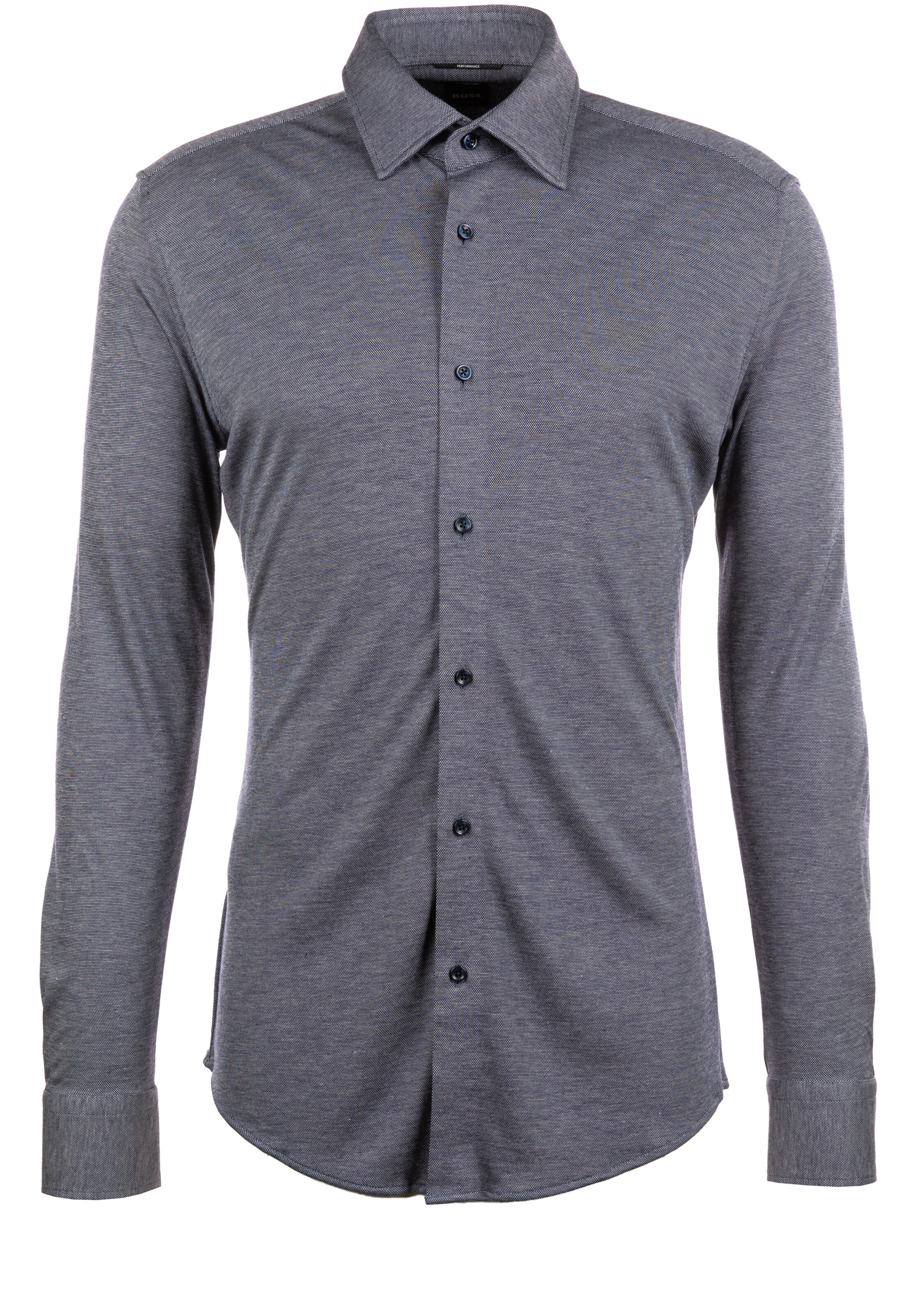 BOSS Slim Fit Hemd 'Hank' in Blau: Vorderseite