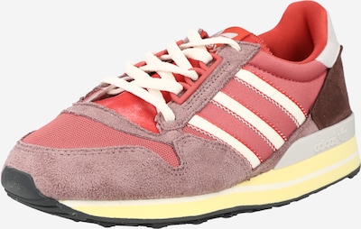 ADIDAS ORIGINALS Sneakers laag 'ZX 500' in de kleur Donkerbruin / Oudroze / Watermeloen rood / Wit, Productweergave
