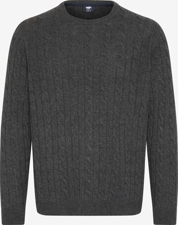 Polo Sylt Sweater in Grey: front