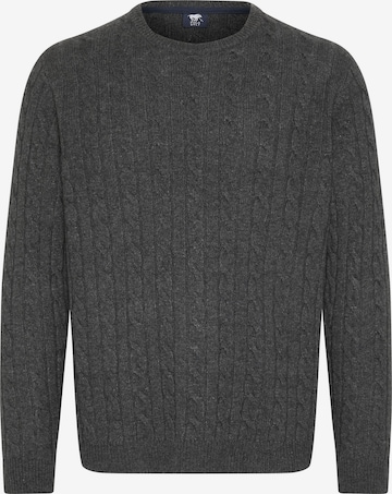 Polo Sylt Sweater in Grey: front