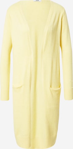 JDY Knit Cardigan 'MARCO' in Yellow: front