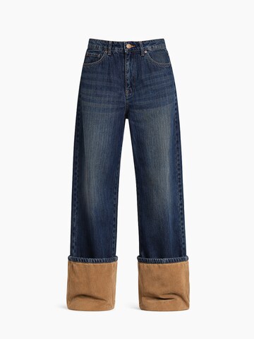 IT'S BASIC Baggy Jeans 'Baggy Mid Rise Jeans' in Blue: front