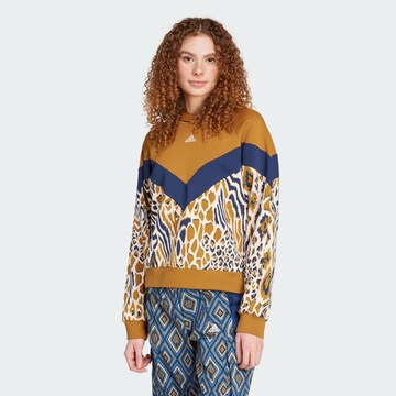 ADIDAS SPORTSWEAR Sportief sweatshirt 'Rio' in Bruin: voorkant