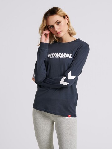 mėlyna Hummel Sportiniai marškinėliai 'Legacy'