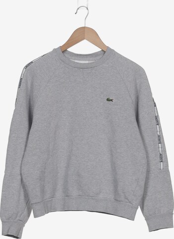 LACOSTE Sweatshirt & Zip-Up Hoodie in S in Grey: front