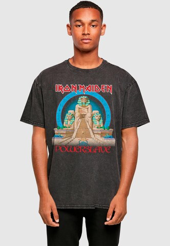 Merchcode Shirt 'Powerslave - World Slavery Tour Egpyt' in Black: front