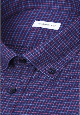SEIDENSTICKER Slim fit Overhemd in Blauw