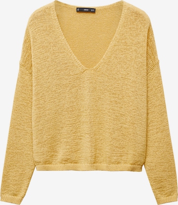 MANGO Sweater 'PEKIN' in Yellow: front