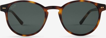 Kapten & Son Sunglasses 'Marais Tortoise Green' in Brown