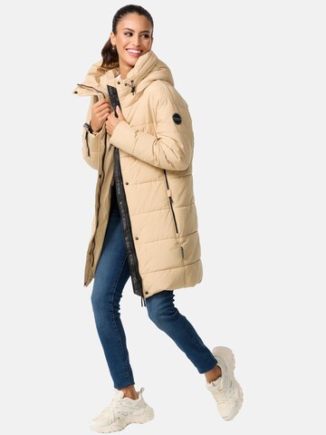 MARIKOO Winter coat 'Karumikoo XVI' in Beige