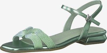 MARCO TOZZI Sandalen met riem in Groen: voorkant