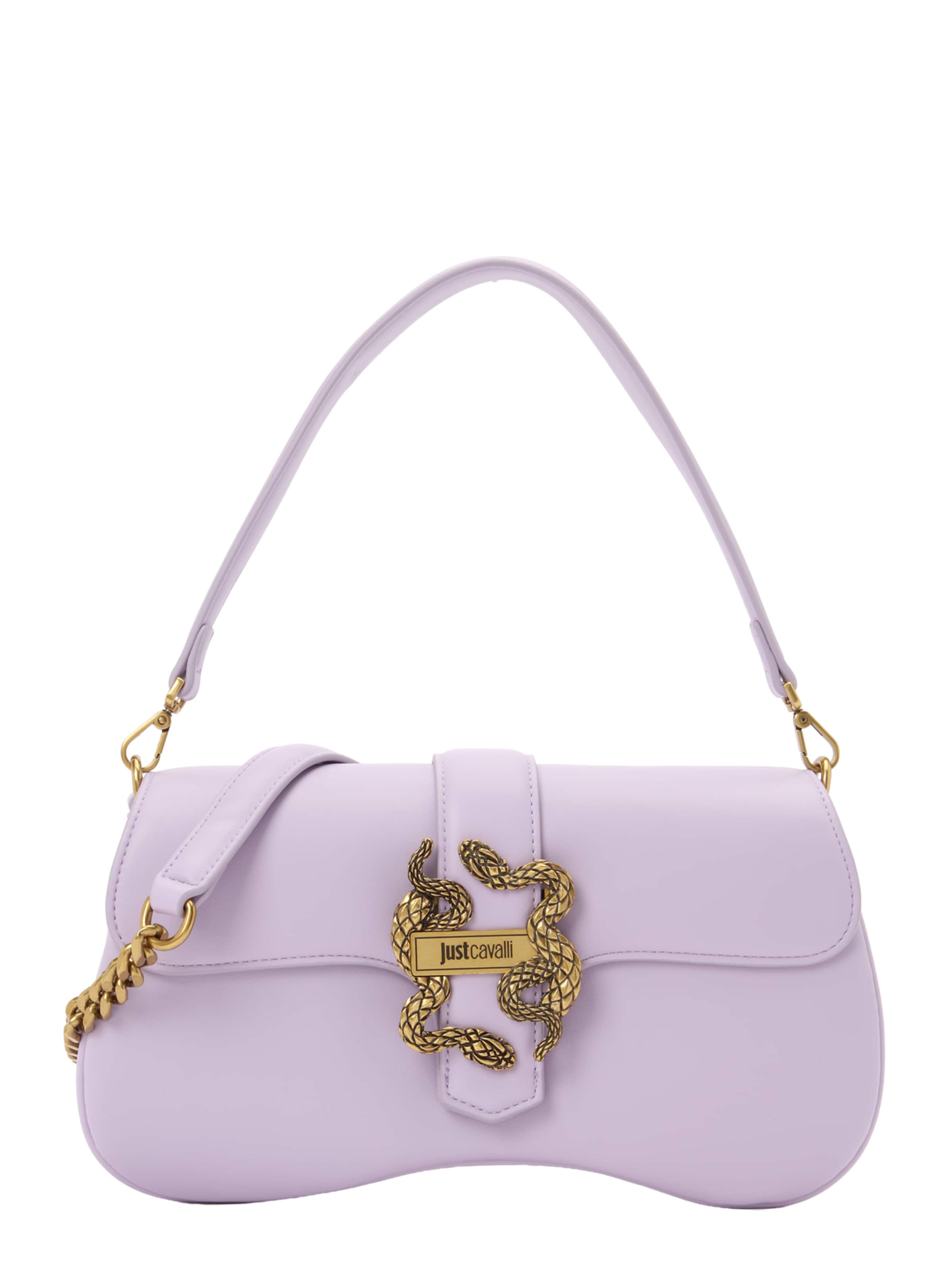 Just Cavalli Наплечная сумка в Лиловый: спереди