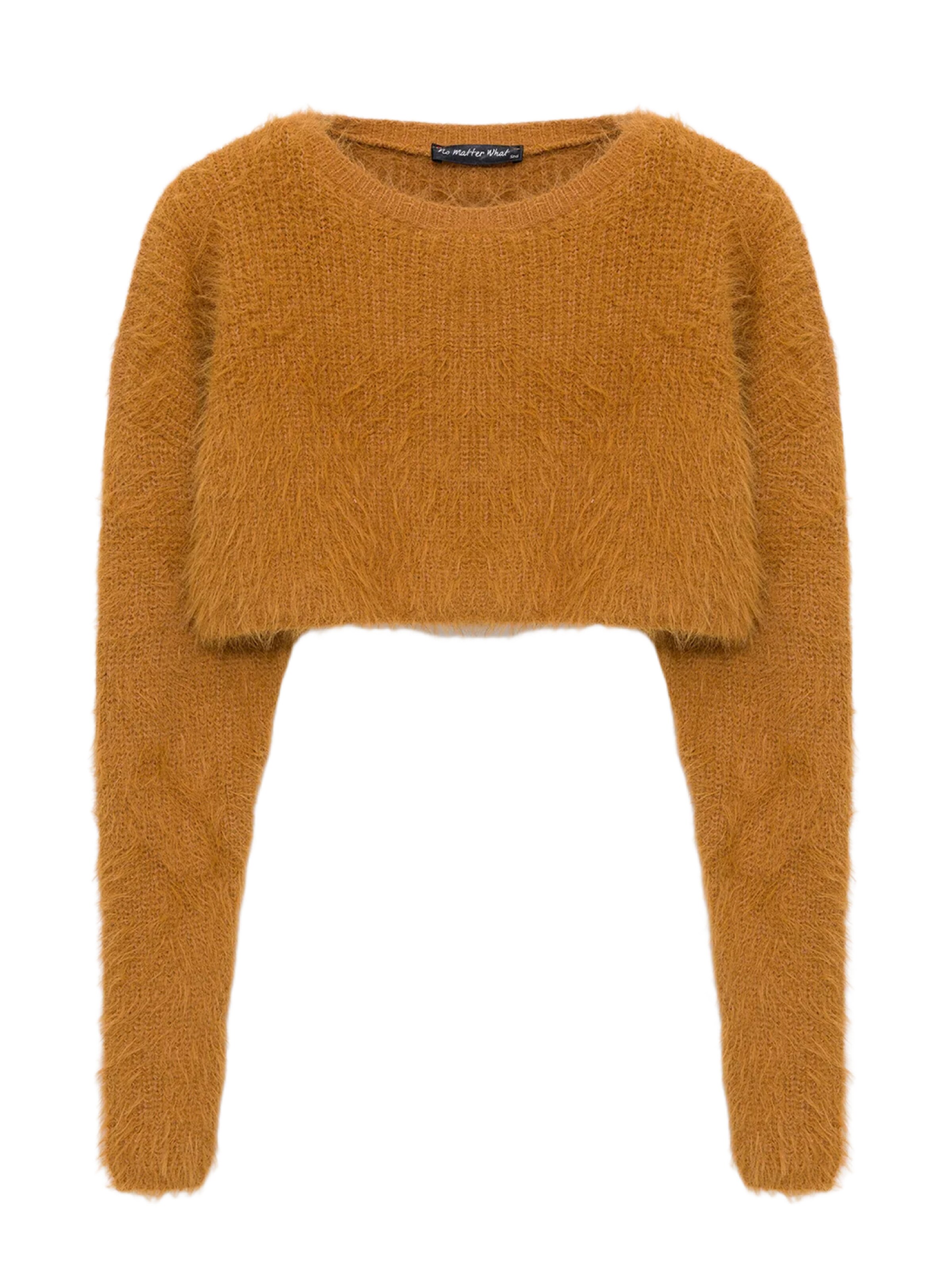 No Matter What Pullover in Braun: Vorderseite