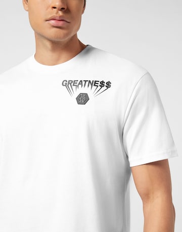 Philipp Plein - Camiseta 'Greatness' en blanco