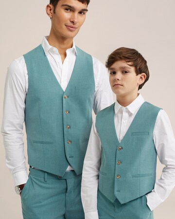 WE Fashion Slim fit Gilet in Blauw