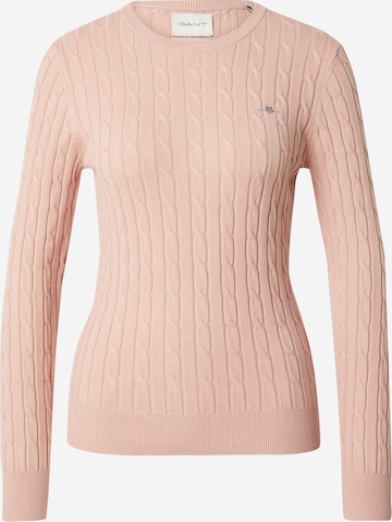 Pullover di GANT in rosa: frontale