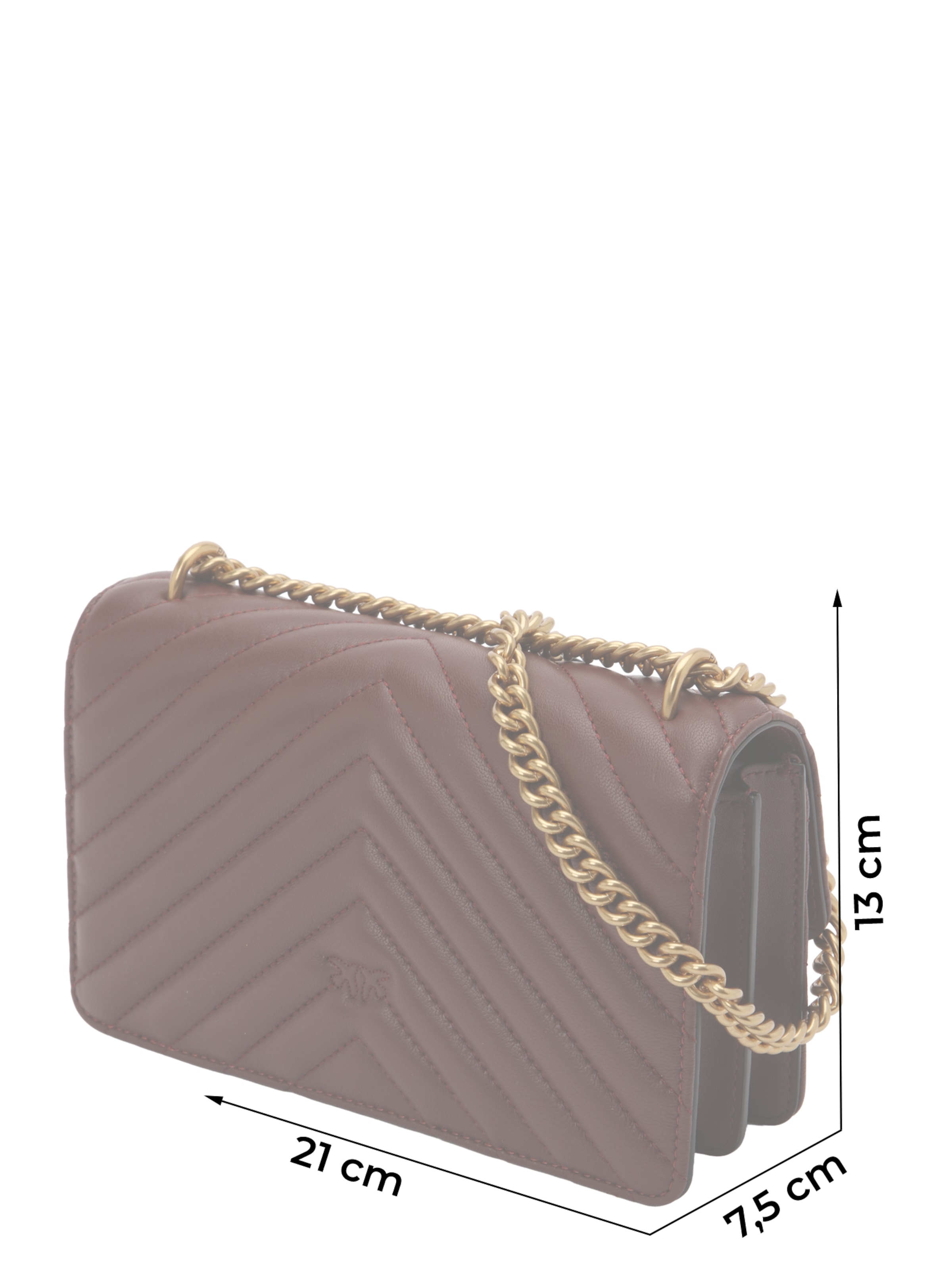 PINKO Сумка через плечо 'Love One' в Красный