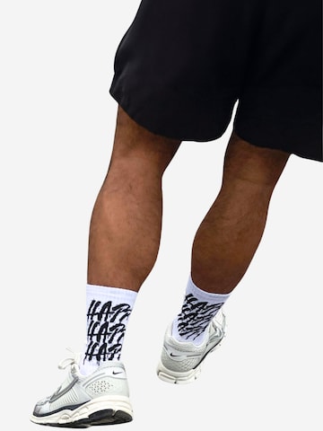 Von Jungfeld Socken 'Happy Tennis Socken' in Weiß