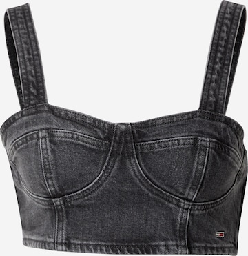 Tommy Jeans Top in Schwarz: predná strana