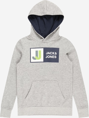 Jack & Jones Junior - Sudadera 'Logan' en gris: frente