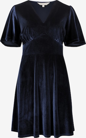 Robe de cocktail Apricot en bleu : devant