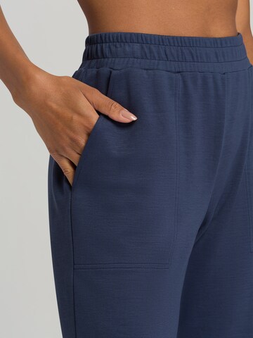 Hanro Pyjamahose in Blau