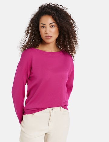 TAIFUN Pullover 'Basic' in Pink: predná strana