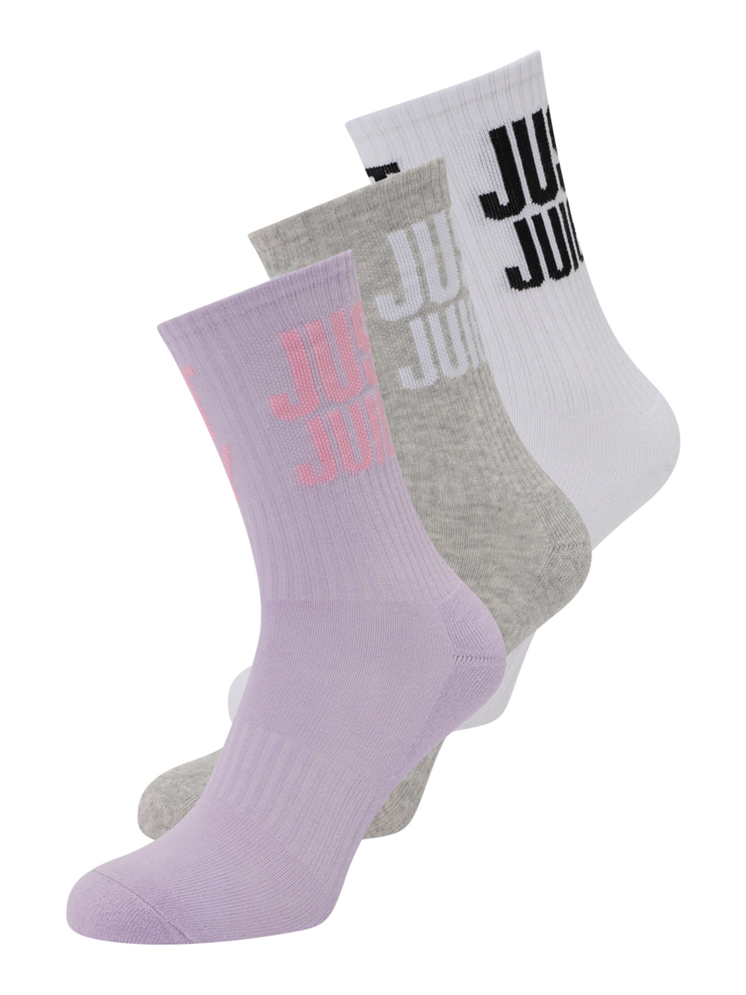 Juicy Couture Socks in Grey: front
