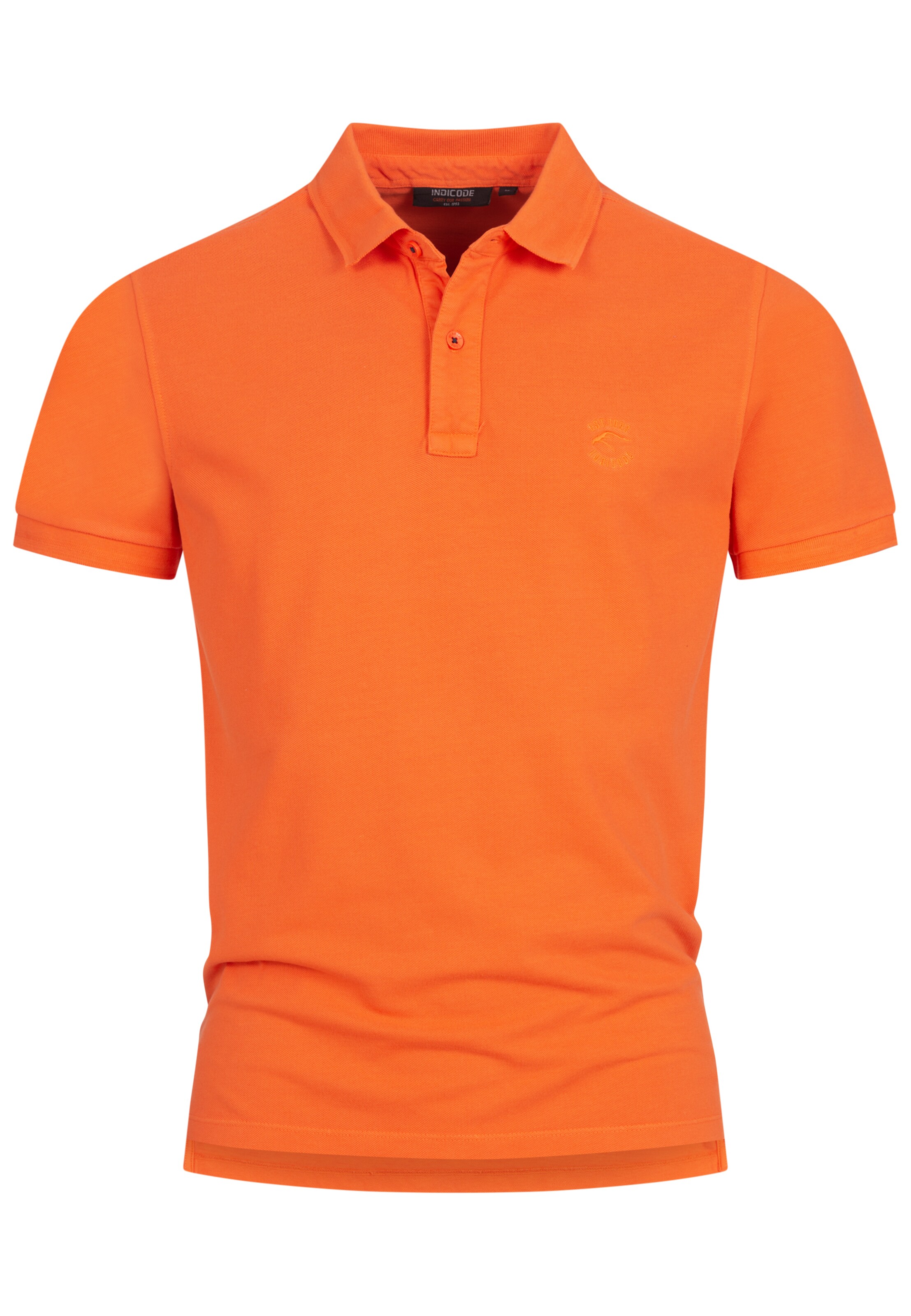 INDICODE JEANS Shirt ' Jorah ' in Oranje: voorkant