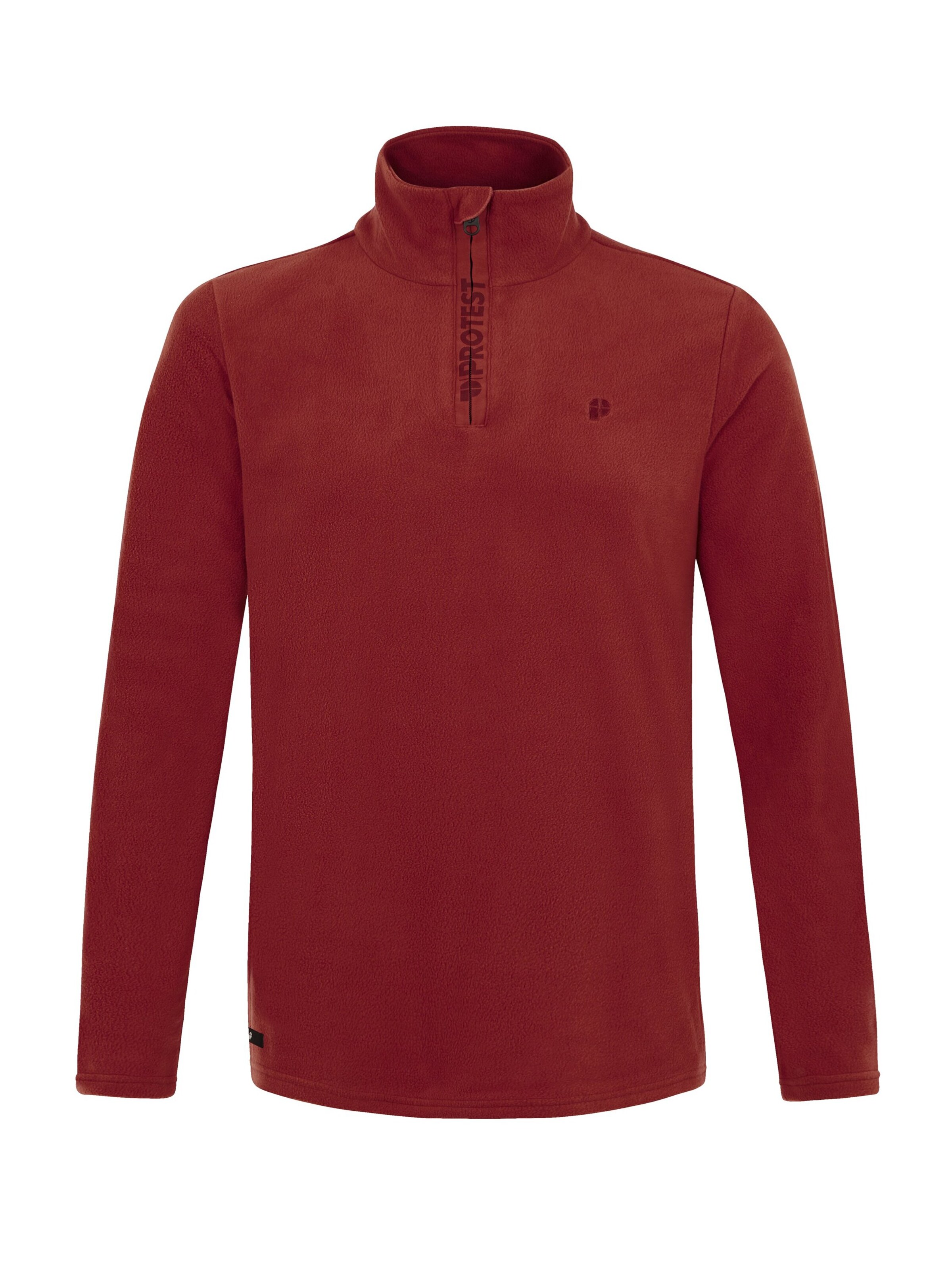 PROTEST Athletic Sweatshirt 'PRTReperfecto' in Red: front