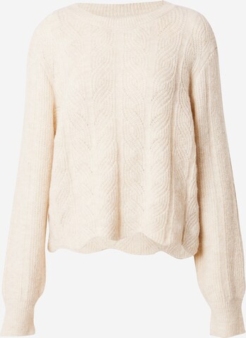 JDY Sweater 'Freja' in Beige: front