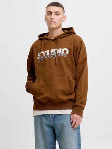 JACK & JONES Sweatshirt i brun: forside
