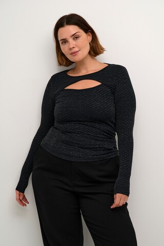 KAFFE CURVE Shirt 'KC Cellia' in Black: front