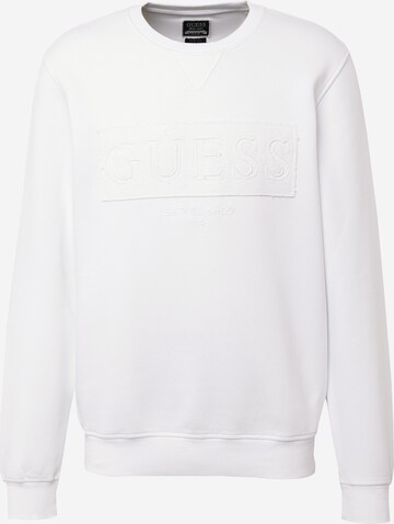 GUESSSweater majica - bijela boja: prednji dio